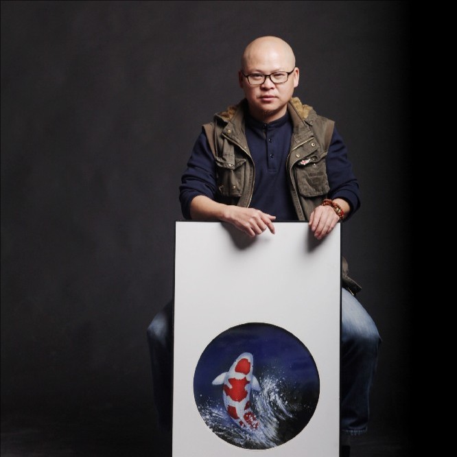 刘金明（国瓷红叶画院高级画师）